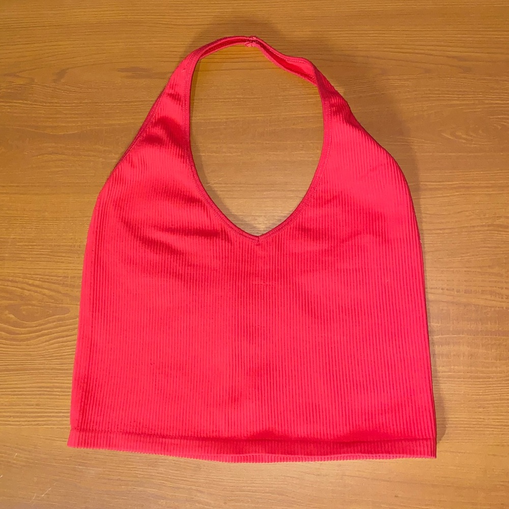 Red Urban Outfitters Stretchy Halter Top Size L